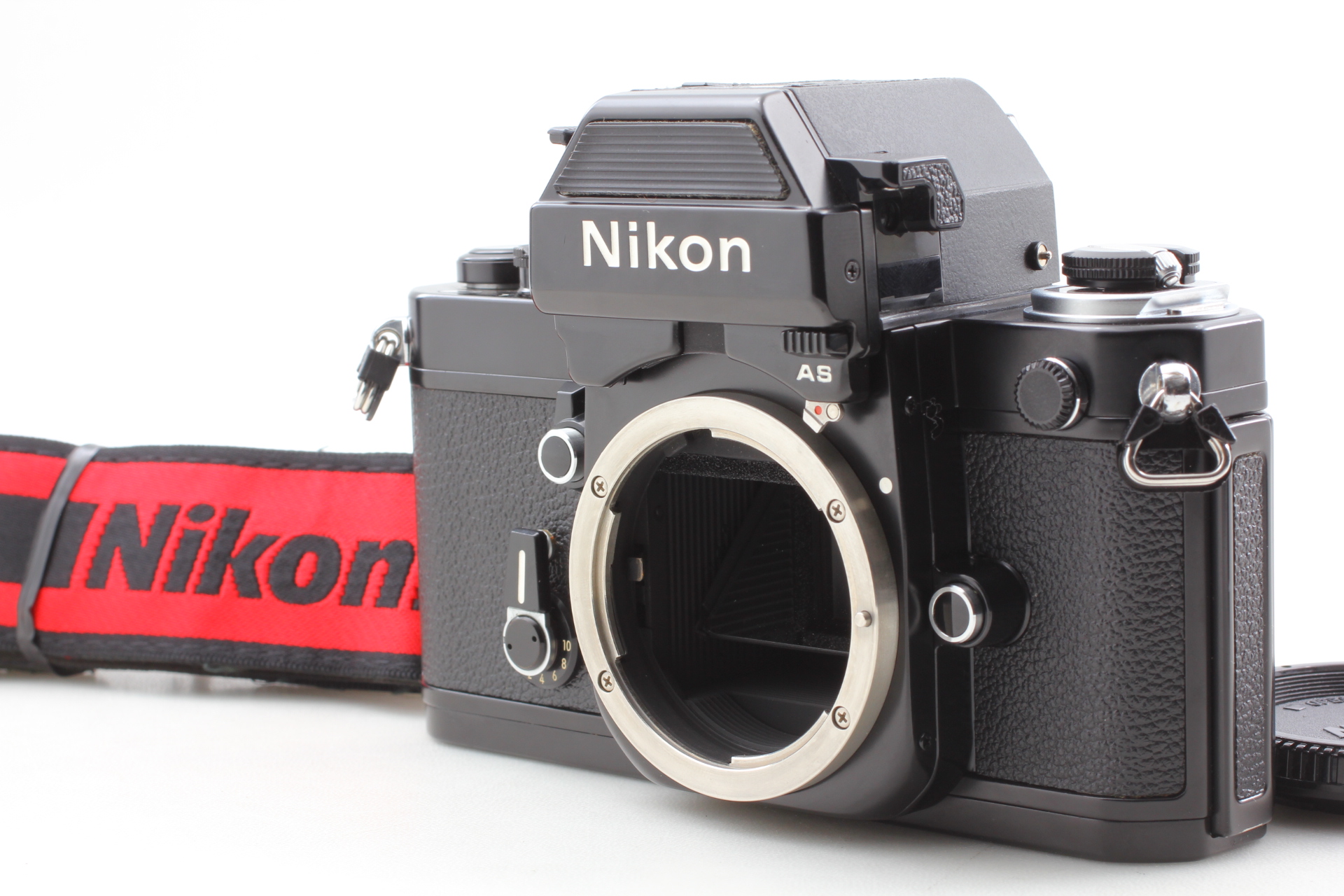 Meter Works [ MINT w/ Strap] Nikon F2 Photomic AS Black Film Camera Body JAPAN - 2