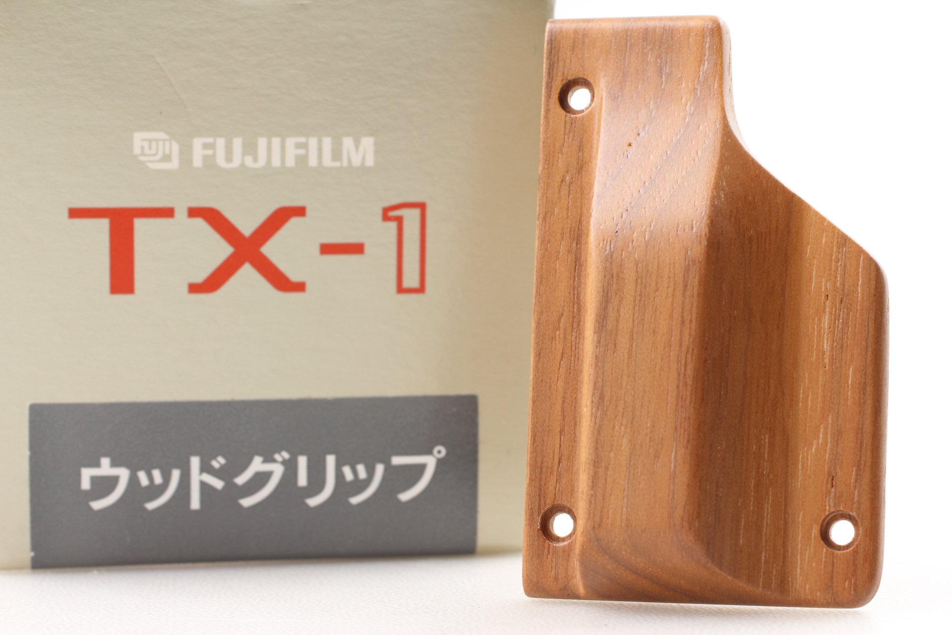 [Unused w/Box] Fujifilm Wood Grip For TX-1 TX-2 X-Pan Film Camera From JAPAN - 1