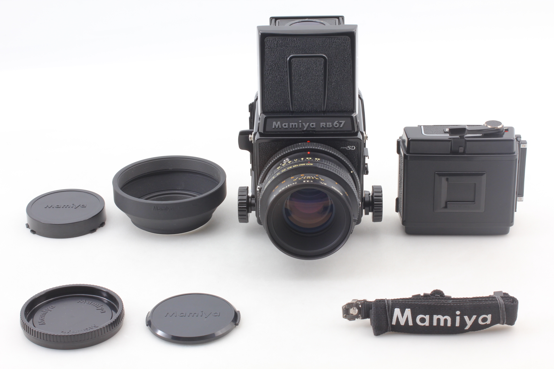 [TOP MINT w/ Hood]Mamiya RB67 Pro SD Body Film Camera K/L 127mm f/3.5 Lens JAPAN - 1