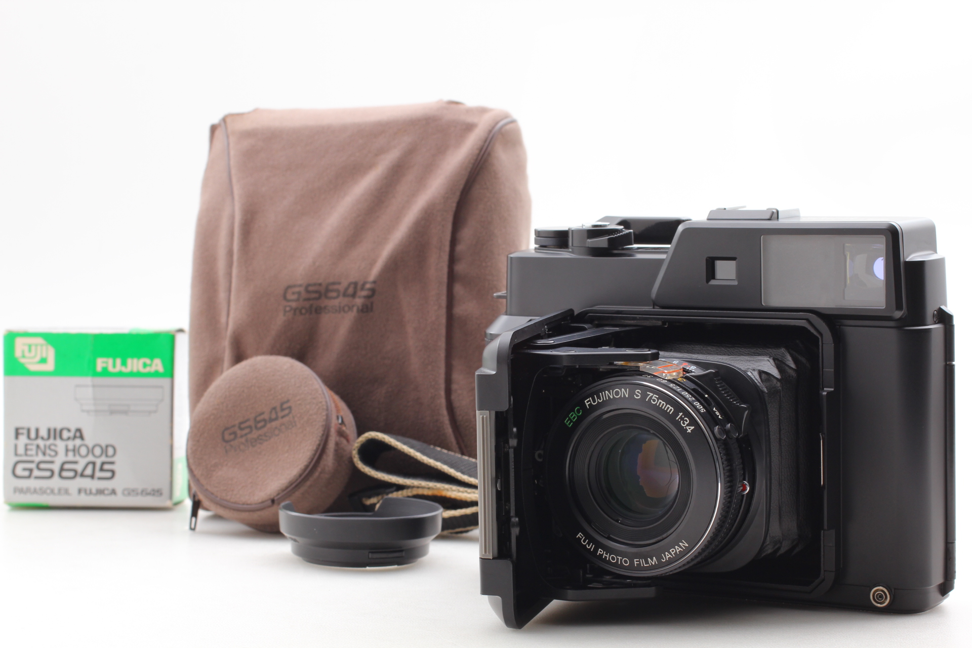 [MINT w/ Case & Hood] Fuji Fujifilm GS645 Pro 6x4.5 Film Camera 75mm f/3.4 JAPAN - 1