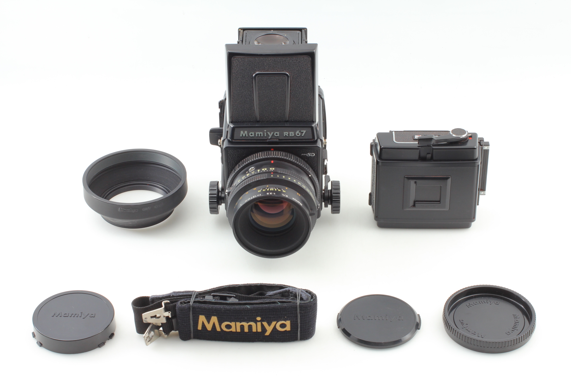 [N MINT w/ Hood] Mamiya RB67 Pro SD Body Film Camera K/L 127mm f/3.5 Lens JAPAN - 1